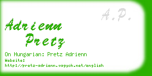 adrienn pretz business card